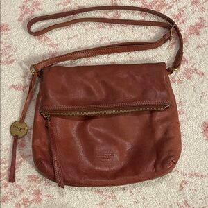 Margot Terracotta Leather Crossbody Bag